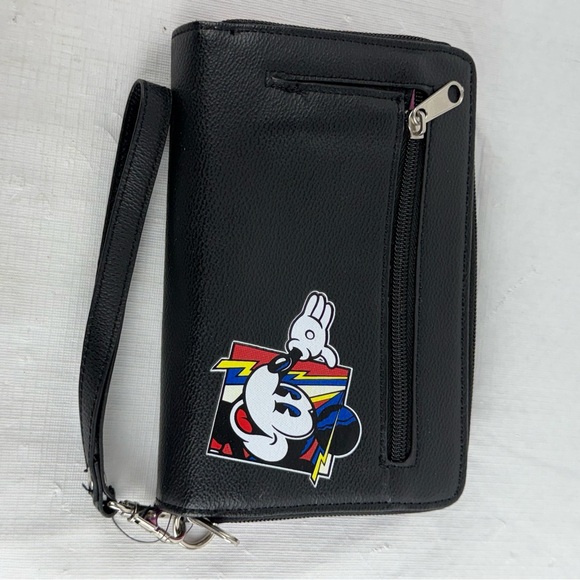 Disney Parks So Sweet Clutch Wristlet Wallet NWOT Mickey Minni - Picture 4 of 11